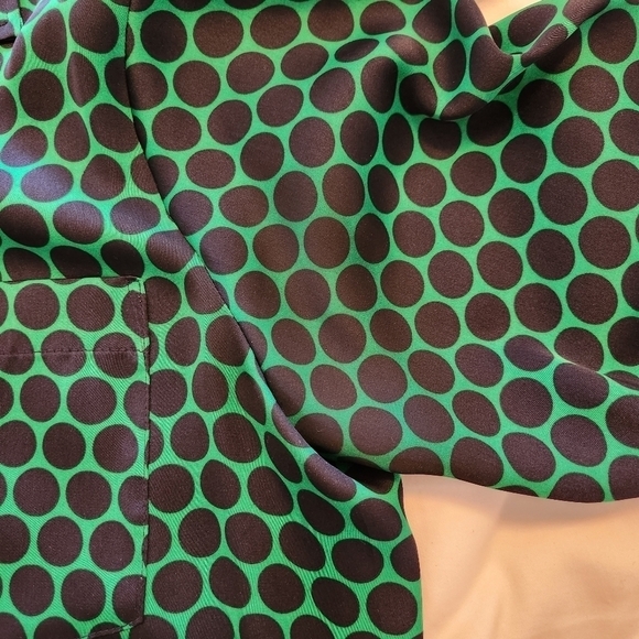 Michael Kors Green and black button up shirt, size small - Picture 9 of 9